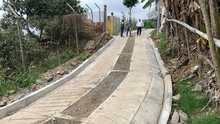 Infraestructura ejecut&oacute; placas huellas en el corregimiento Montebello