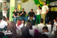 Emprendedores compatieron sus experiencias con estudiantes de la Instituci&oacute;n Siete de Agosto