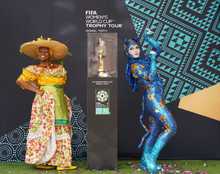 La cultura colombiana y el sabor cale&ntilde;o se tomaron el tour del trofeo de la Copa Mundial de F&uacute;tbol Femenino