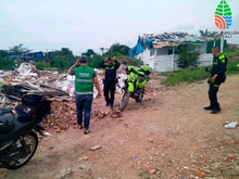 Sorprenden infractor impactando el complejo de humedales de Charco Azul y El Pondaje