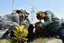 Cale&ntilde;os y cale&ntilde;as engalanaron la entrada sur de la ciudad