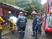 La imprudencia puso en riesgo a tres personas, arrastradas por creciente en corregimiento de Pance