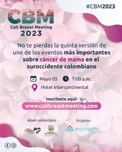 En mayo se realizar&aacute; el evento acad&eacute;mico m&aacute;s importante en Cali sobre avances contra el c&aacute;ncer de mama