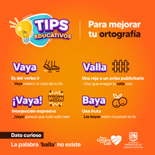 Ortograf&iacute;a - Vaya