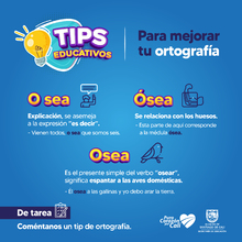 Ortograf&iacute;a - O sea