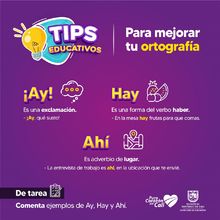 Ortograf&iacute;a - Hay