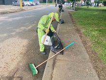 Parque de La M&uacute;sica se enluci&oacute; con jornada de limpieza y ornato