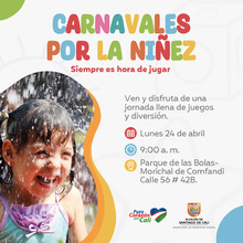 Ni&ntilde;os de Cali tendr&aacute;n dos carnavales en conmemoraci&oacute;n del D&iacute;a de la Ni&ntilde;ez
