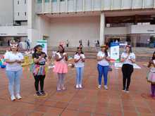 Los juegos tradicionales de Cali se tomaron la Plazoleta del Centro Administrativo Municipal - CAM