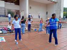 Los juegos tradicionales de Cali se tomaron la Plazoleta del Centro Administrativo Municipal - CAM