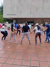 Los juegos tradicionales de Cali se tomaron la Plazoleta del Centro Administrativo Municipal - CAM