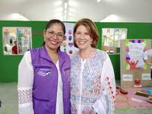 La presidenta de Plaza S&eacute;samo visit&oacute; a los ni&ntilde;os de la UTS Azulejos en Cali