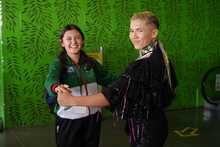 Delegaci&oacute;n de M&eacute;xico fue recibida en Cali con dulces t&iacute;picos y show de salsa Pioneros del Ritmo.