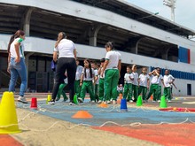 Ni&ntilde;os del Liceo Mentes Creativas en Acci&oacute;n disfrutaron en la Plazoleta Ol&iacute;mpica