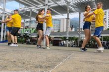 Las trompetas de Niche, le cantaron a Hungr&iacute;a