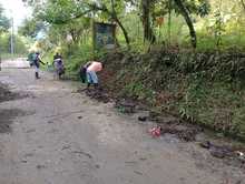 Realizan minga por el mantenimiento vial del corredor La Vor&aacute;gine &ndash; Pueblo Pance