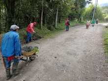 Realizan minga por el mantenimiento vial del corredor La Vor&aacute;gine &ndash; Pueblo Pance