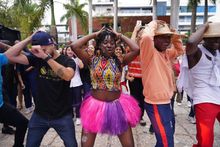 Un Hakuna Matata prendi&oacute; la rumba en la universidad Santiago de Cali 