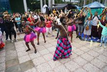 Un Hakuna Matata prendi&oacute; la rumba en la universidad Santiago de Cali 