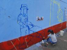 Infraestructura entrega mural &lsquo;Masculinidades no violentas y equitativas&rsquo; para reivindicar rol de la mujer