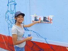 Infraestructura entrega mural &lsquo;Masculinidades no violentas y equitativas&rsquo; para reivindicar rol de la mujer