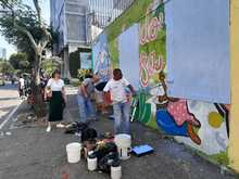 Infraestructura entrega mural &lsquo;Masculinidades no violentas y equitativas&rsquo; para reivindicar rol de la mujer