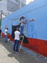 Infraestructura entrega mural &lsquo;Masculinidades no violentas y equitativas&rsquo; para reivindicar rol de la mujer