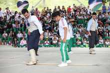 Estudiantes de Golondrinas danzaron al ritmo de Brasil y Kenia