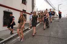 Los polacos siguen recorriendo lugares emblem&aacute;ticos de Cali