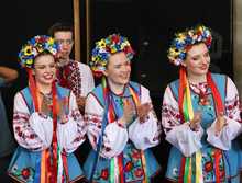 Ucrania hizo macht en Nuevo Latir 