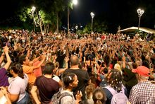 Culturas ind&iacute;gena, mexicana y ecuatoriana se integraron en la Loma de la Cruz