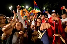 Culturas ind&iacute;gena, mexicana y ecuatoriana se integraron en la Loma de la Cruz