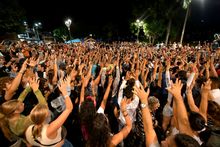 Culturas ind&iacute;gena, mexicana y ecuatoriana se integraron en la Loma de la Cruz