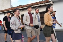 Delegaci&oacute;n de Ucrania encantada con la salsa,  naturaleza y hospitalidad de los cale&ntilde;os 