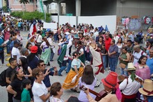 Grupo Chamal de Chile se luci&oacute; en desfile del &lsquo;Encuentro Mundial de las Culturas Populares&rsquo;