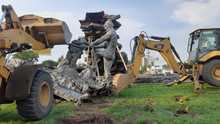 Retiran Monumento a la Solidaridad para adelantar su restauraci&oacute;n