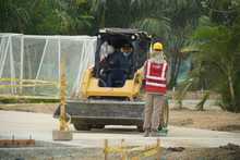 Casi lista la cancha m&uacute;ltiple del Bulevar de Oriente: Un espacio deportivo para toda la comunidad