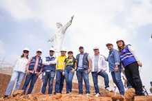 Alcalde de Cali inspeccion&oacute; la obra del Proyecto Integral de Cristo Rey