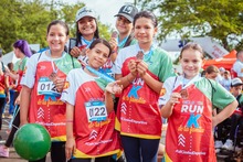 La comuna 20 fue el epicentro de la fiesta deportiva con la 7K de la Familia