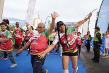 En fotos: adrenalina, alegr&iacute;a, deporte y diversi&oacute;n en la CicloVida RUN 7K de la Familia