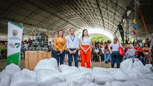 Fueron entregados 1500 kits con art&iacute;culos de primera necesidad a habitantes de la comuna 20