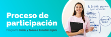 Banner web proceso de participaci&oacute;n ETDH Todas y todos a estudiar ingl&eacute;s