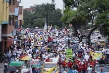 Con cultura ciudadana, miles de marchantes apoyaron en Cali las reformas del Gobierno Nacional