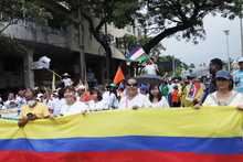 Con cultura ciudadana, miles de marchantes apoyaron en Cali las reformas del Gobierno Nacional