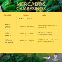 Calidad y buena atenci&oacute;n este fin de semana en los &lsquo;Mercados Campesinos&rsquo;