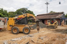 Avanzan obras del Instituto Popular de Cultura en El Lido