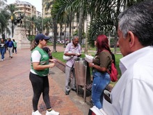 Jornada de educaci&oacute;n ambiental en la Plaza de Cayzedo