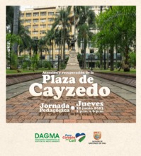 Jornada de educaci&oacute;n ambiental en la Plaza de Cayzedo