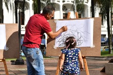 La Plaza de Cayzedo de Cali, epicentro de pintura urbana