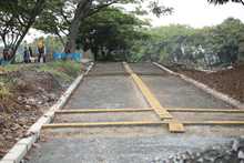 Parque Pac&iacute;fico avanza en la construcci&oacute;n de su plazoleta peatonal e instalaci&oacute;n de letras monumentales